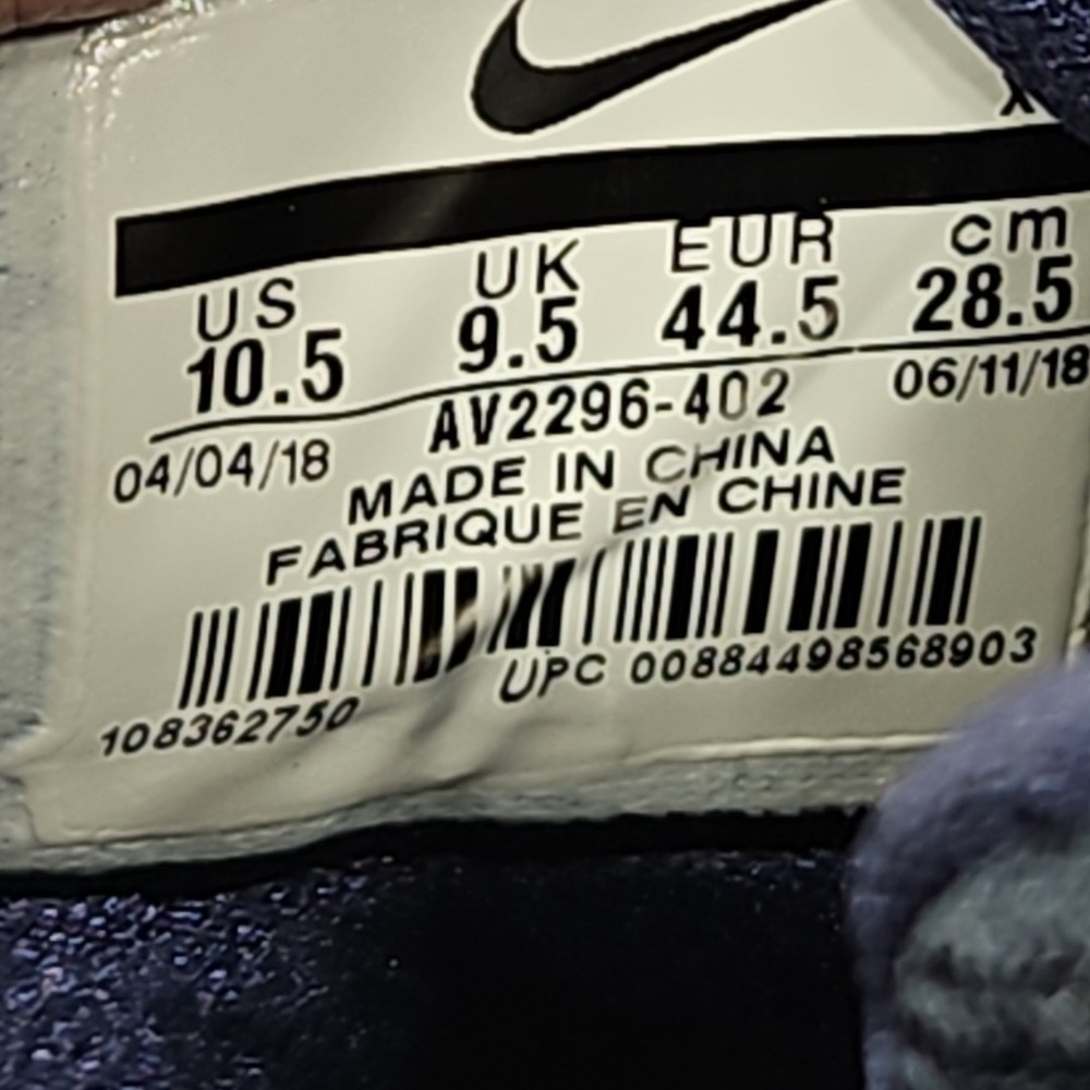 Nike Kyrie 4 Midnight Navy Blue 2018 Size‎ 10.5 Basketball Shoes AV2296-402 - Picture 11 of 14